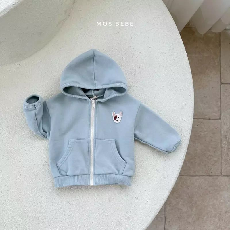 Mos Bebe - Korean Baby Fashion - #babyoutfit - Wow Hoody Zip-up - 3