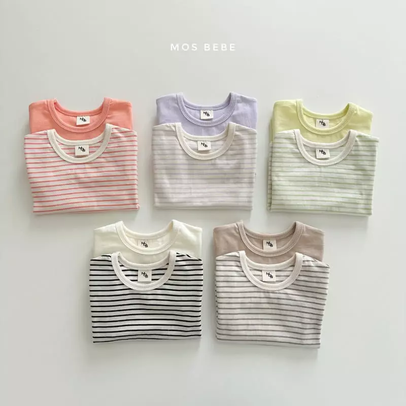 Mos Bebe - Korean Baby Fashion - #babyoutfit - 1+1 Spring Tee