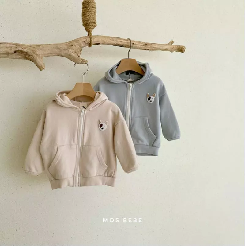 Mos Bebe - Korean Baby Fashion - #babyoutfit - Wow Hoody Zip-up - 4