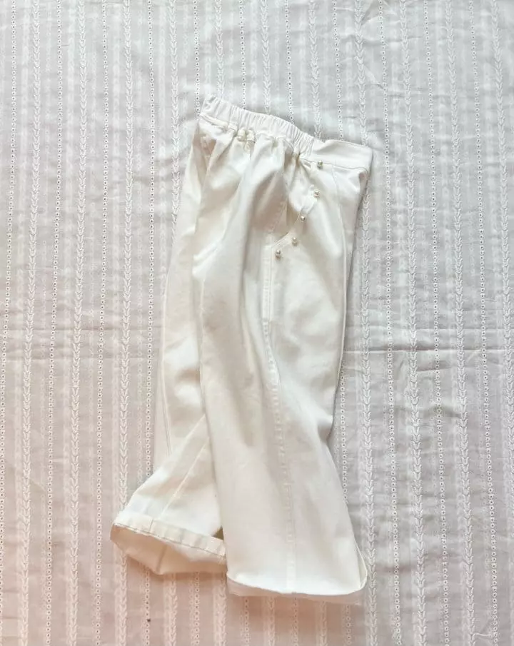 Mumunbaba - Korean Children Fashion - #childofig - Jane Pearl Span Pants
