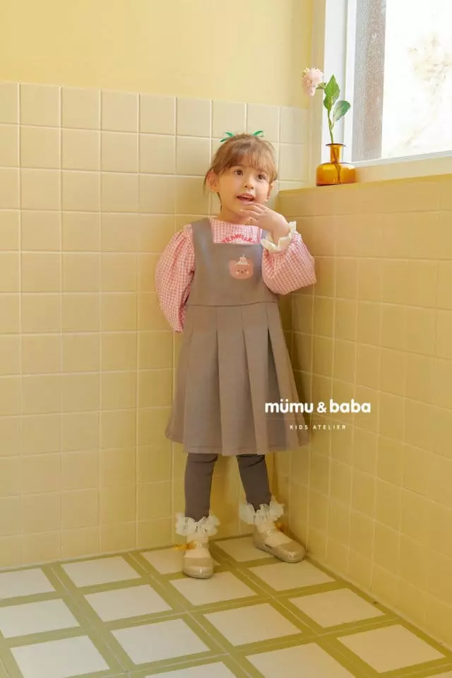 Mumunbaba - Korean Children Fashion - #prettylittlegirls - Net Wrinkle One-piece - 4