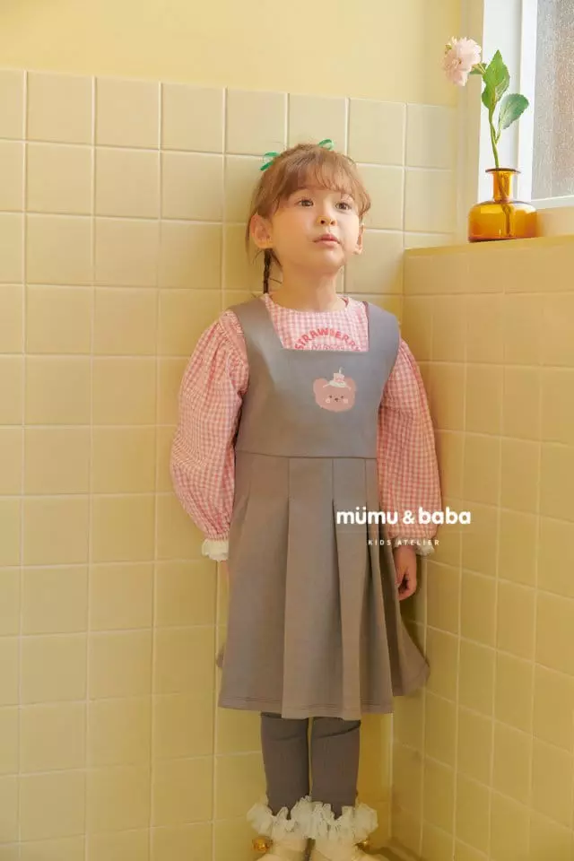 Mumunbaba - Korean Children Fashion - #discoveringself - Net Wrinkle One-piece - 8