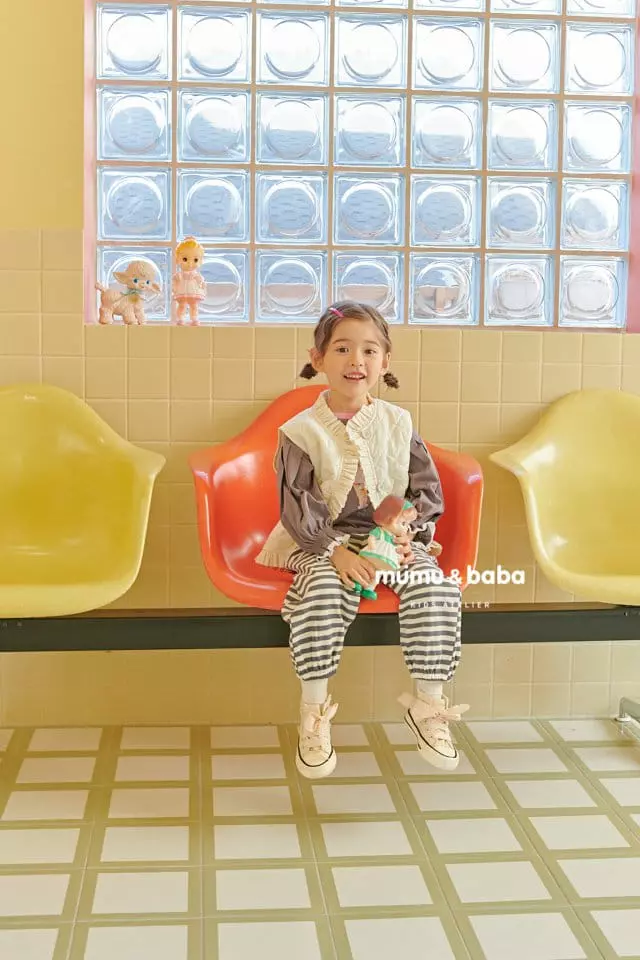 Mumunbaba - Korean Children Fashion - #discoveringself - Shabet Frill Vest - 4