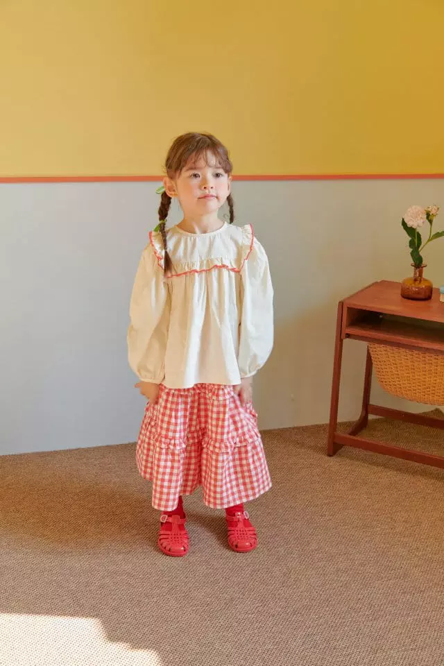Mumunbaba - Korean Children Fashion - #kidsshorts - Bibi Blouse - 2