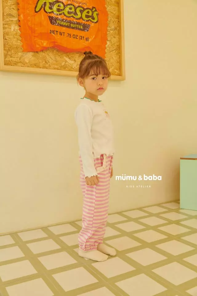Mumunbaba - Korean Children Fashion - #kidsshorts - Jane Span Tee - 4