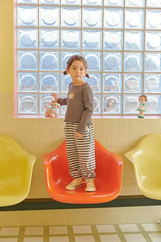 Mumunbaba - Korean Children Fashion - #Kfashion4kids - Stripes Pants - 4
