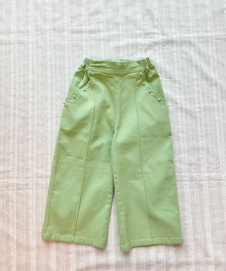 Mumunbaba - Korean Children Fashion - #magicofchildhood - Jane Pearl Span Pants - 11