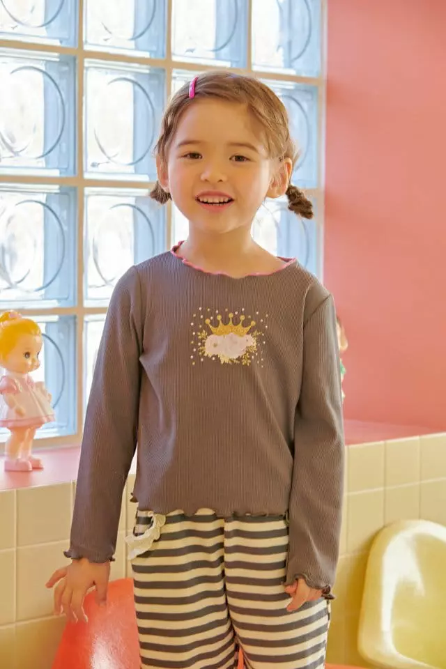Mumunbaba - Korean Children Fashion - #magicofchildhood - Jane Span Tee - 8