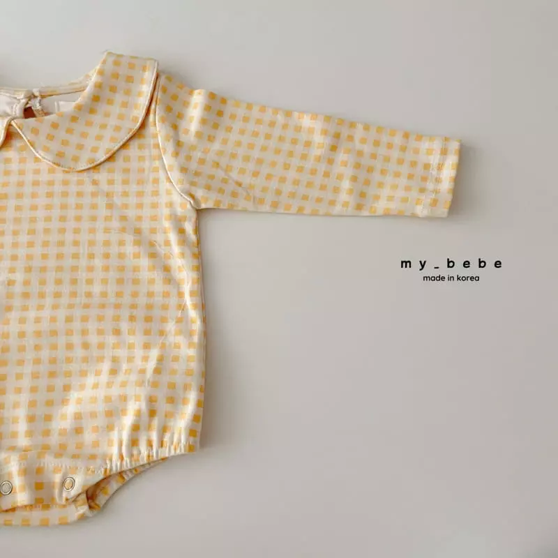 My Bebe - Korean Baby Fashion - #babylifestyle - Circle Collar Bodysuit - 10