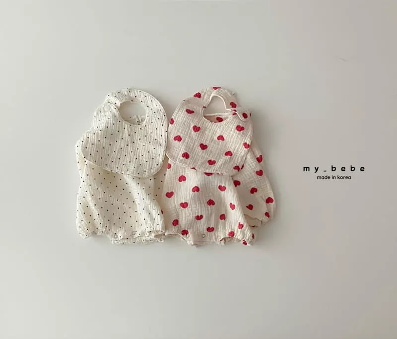 My Bebe - Korean Baby Fashion - #babyoutfit - Twist Bodysuit - 2