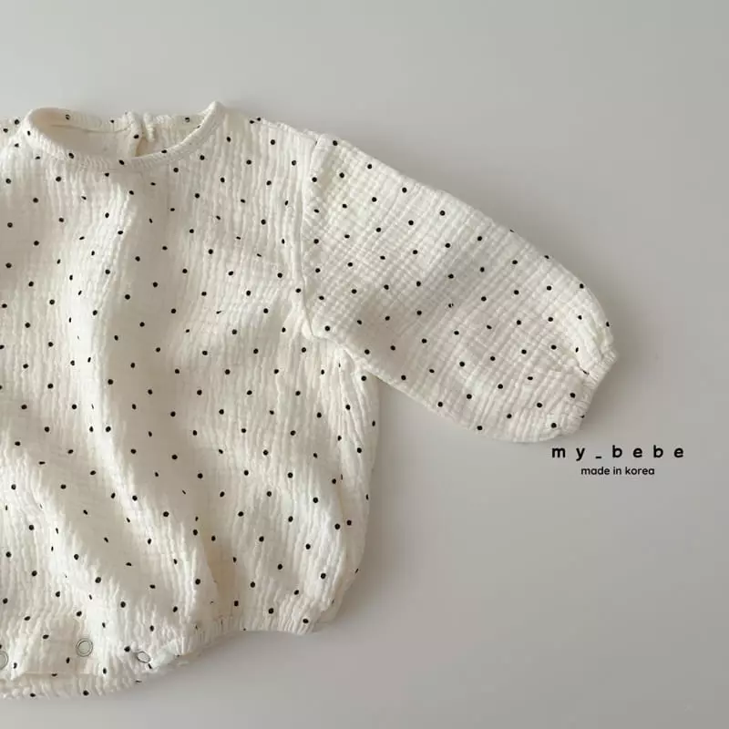 My Bebe - Korean Baby Fashion - #onlinebabyboutique - Twist Bodysuit - 5