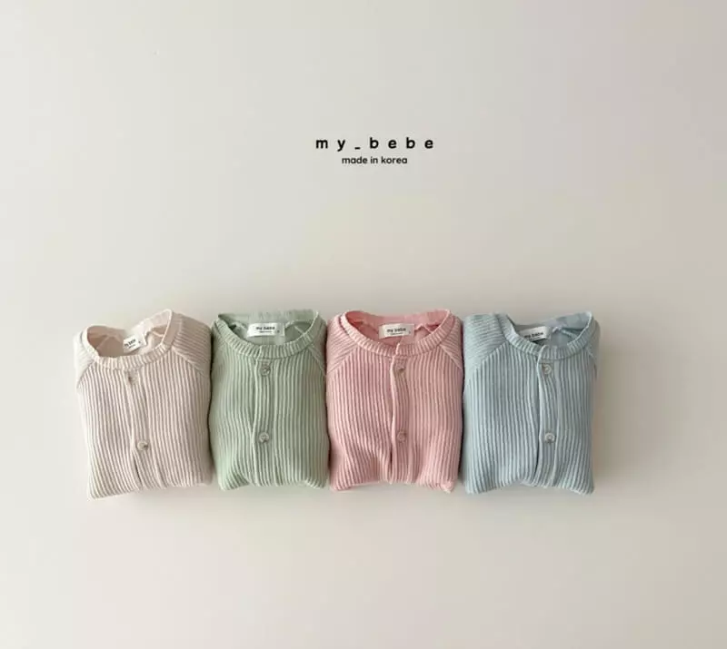 My Bebe - Korean Baby Fashion - #onlinebabyboutique - Rib Bodysuit - 3