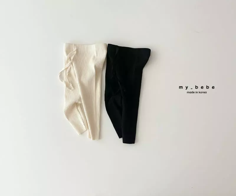 My Bebe - Korean Children Fashion - #Kfashion4kids - Rib Leggings