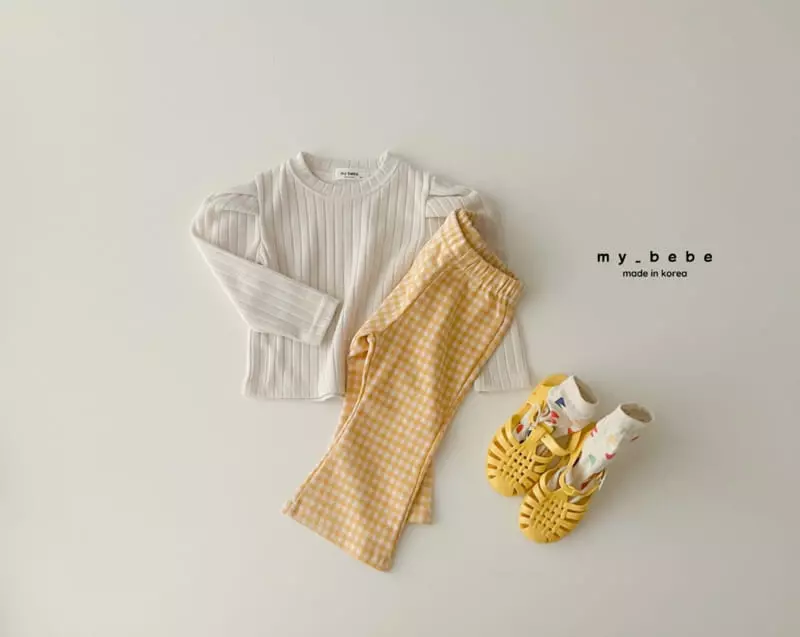 My Bebe - Korean Children Fashion - #childofig - Bootscut Pants - 5