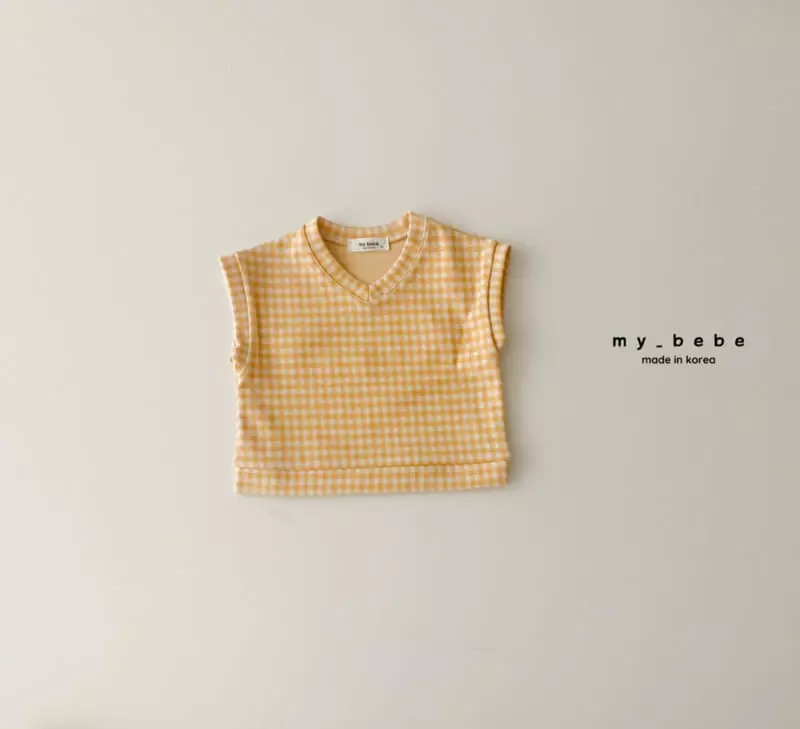 My Bebe - Korean Children Fashion - #prettylittlegirls - V Neck Vest - 4