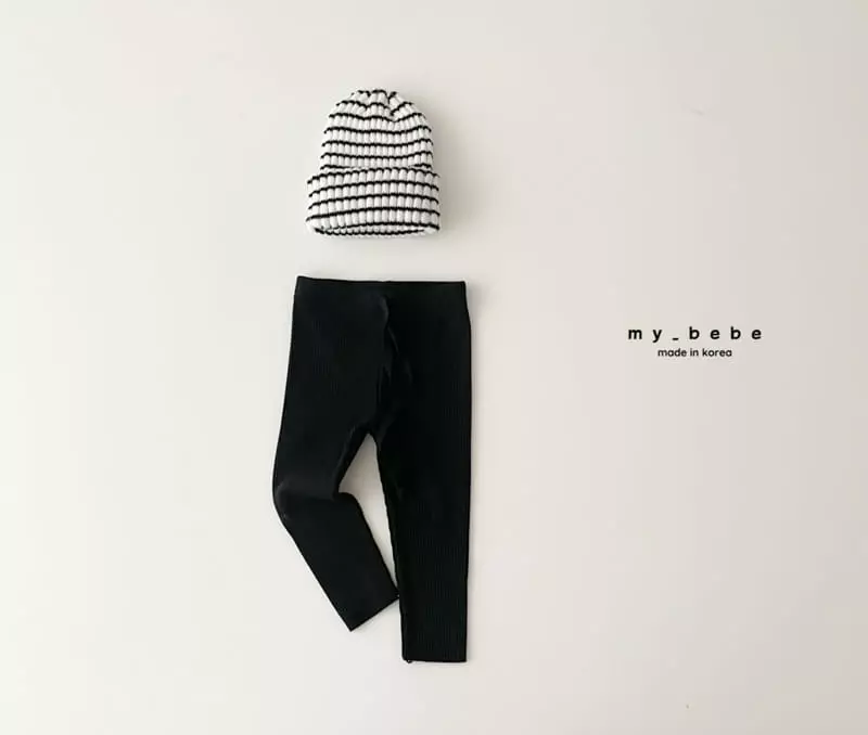 My Bebe - Korean Children Fashion - #designkidswear - Rib Leggings - 9