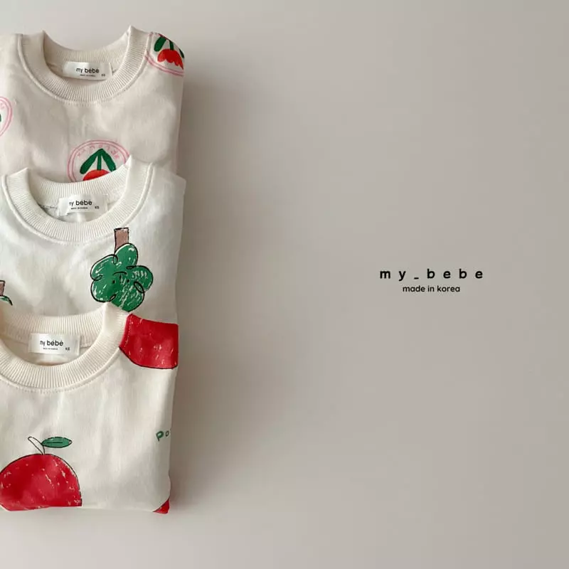 My Bebe - Korean Children Fashion - #designkidswear - Print Sweatshirt