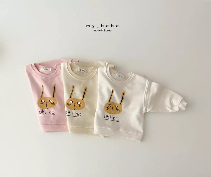 My Bebe - Korean Children Fashion - #discoveringself - Rabbit Sweatshirt - 4