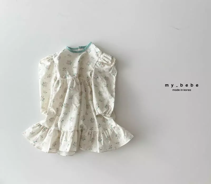 My Bebe - Korean Children Fashion - #kidsshorts - Check Piping One-piece - 5