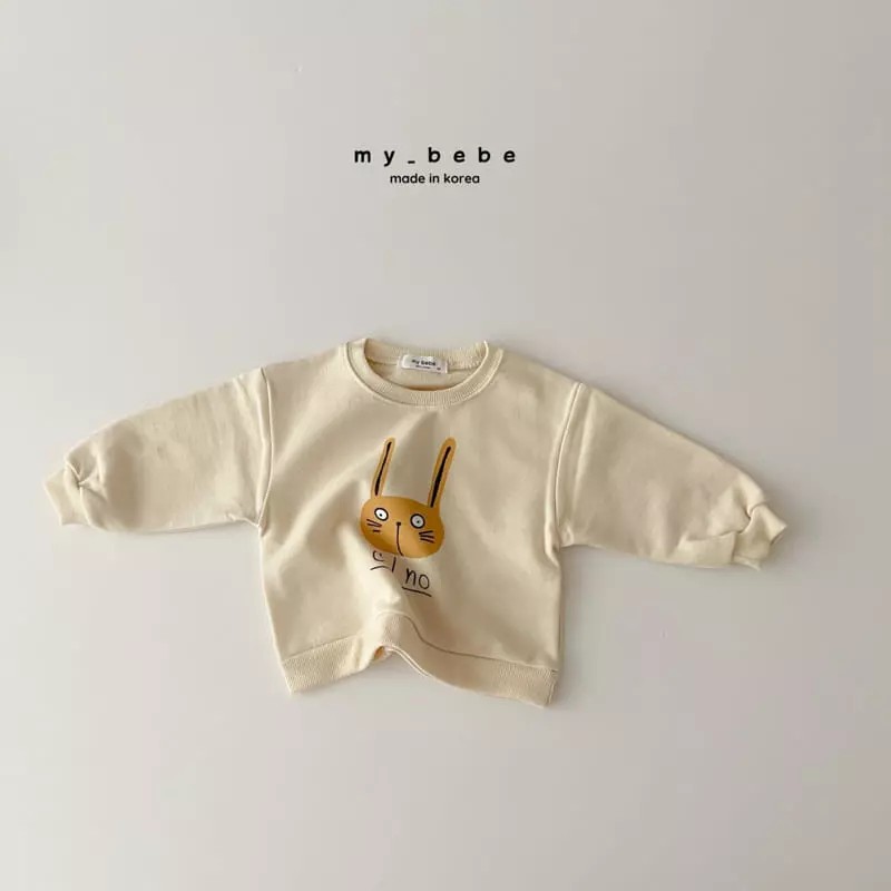 My Bebe - Korean Children Fashion - #littlefashionista - Rabbit Sweatshirt - 9