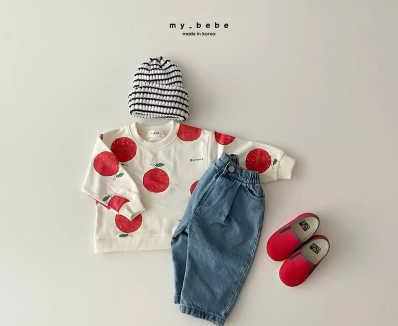 My Bebe - Korean Children Fashion - #littlefashionista - Print Sweatshirt - 8