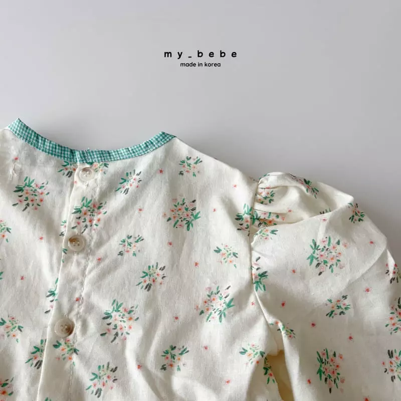 My Bebe - Korean Children Fashion - #magicofchildhood - Check Piping One-piece - 10