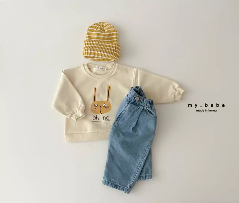 My Bebe - Korean Children Fashion - #magicofchildhood - Rabbit Sweatshirt - 10