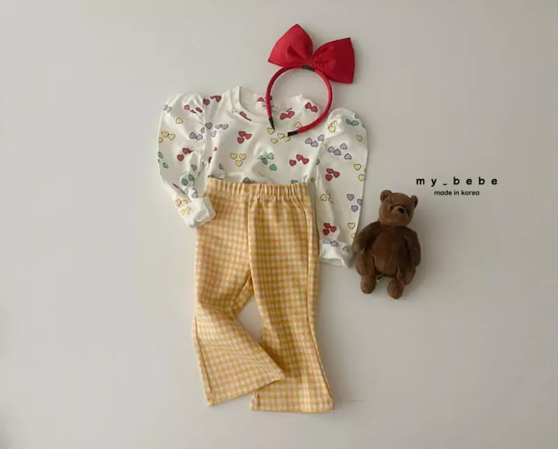 My Bebe - Korean Children Fashion - #minifashionista - Bootscut Pants - 4