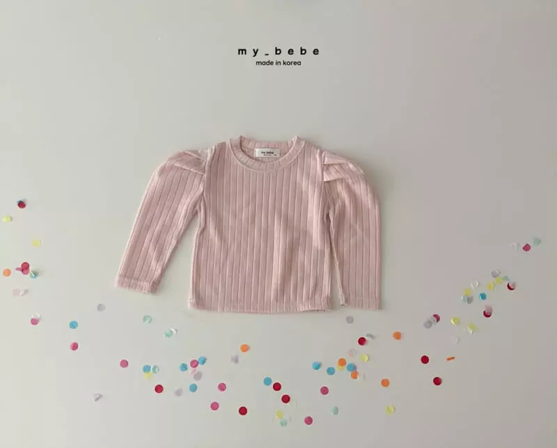 My Bebe - Korean Children Fashion - #prettylittlegirls - Aoura Puff Tee - 9