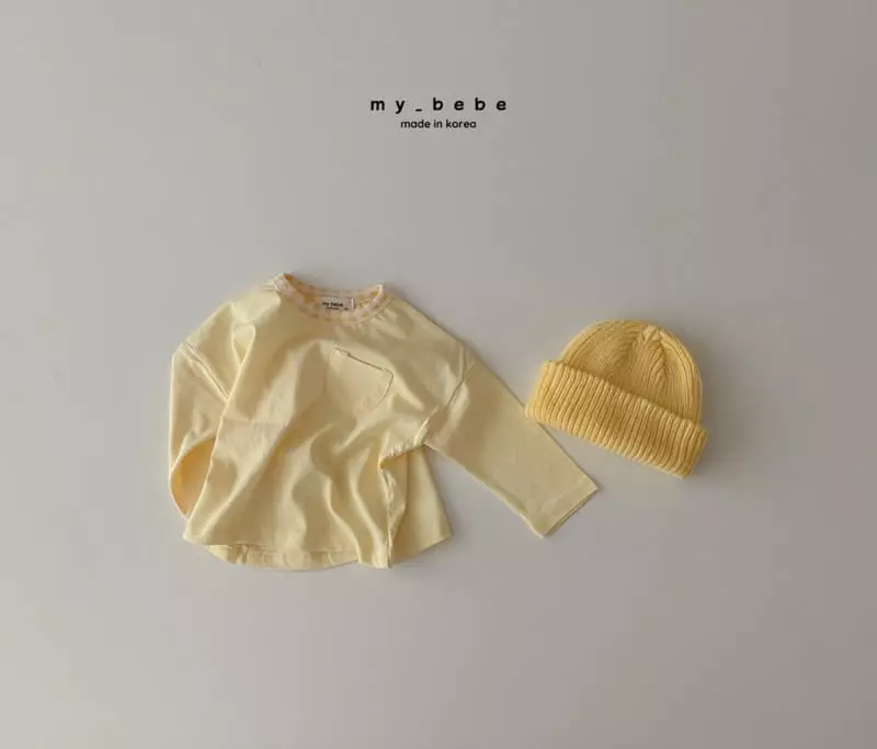 My Bebe - Korean Children Fashion - #stylishchildhood - Check Piping Tee - 11