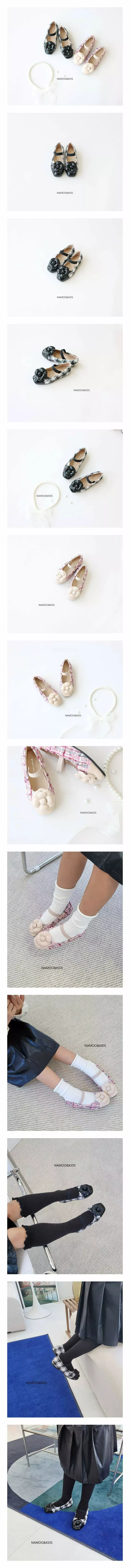 Namoo & Kids - Korean Children Fashion - #kidsshorts - Shasha Camelia Flats