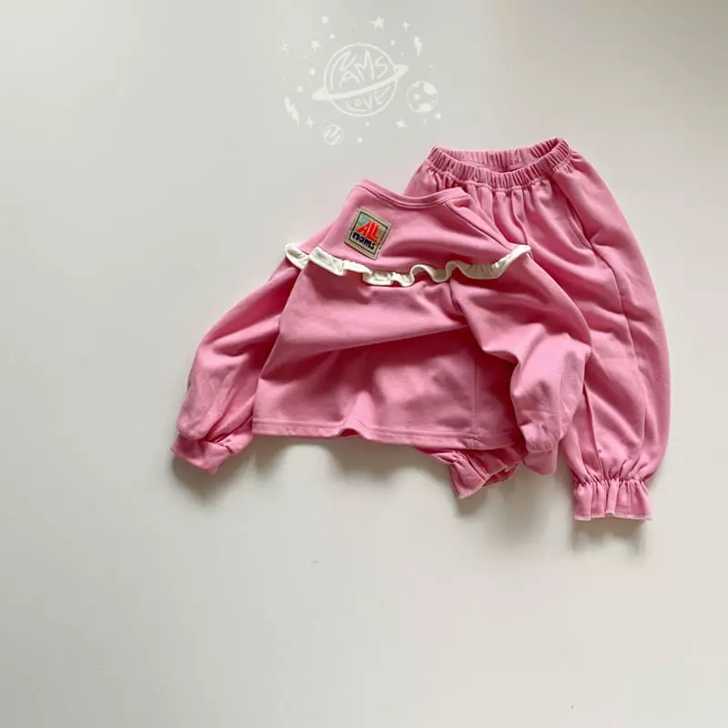 Nams - Korean Children Fashion - #childofig - Tulip Top Bottom Set - 2