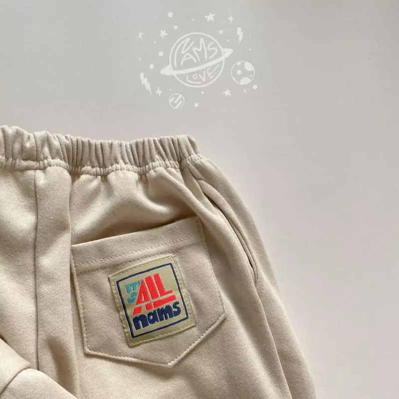 Nams - Korean Children Fashion - #childofig - N Embrodiery Top Bottom Set - 12