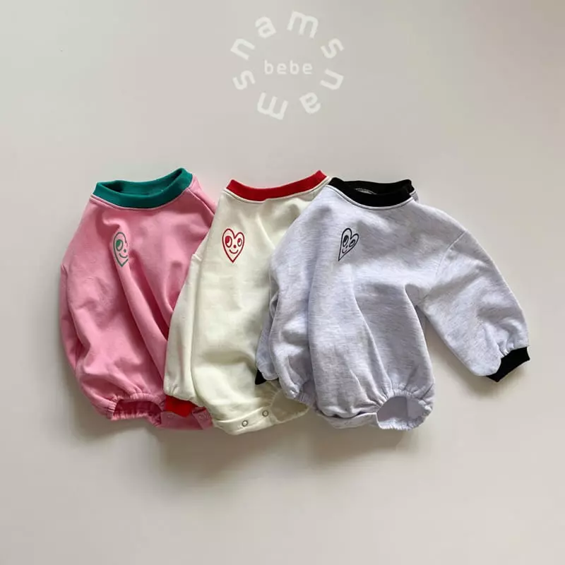 Nams - Korean Children Fashion - #childrensboutique - Bebe Heart Bye Bodysuit - 9