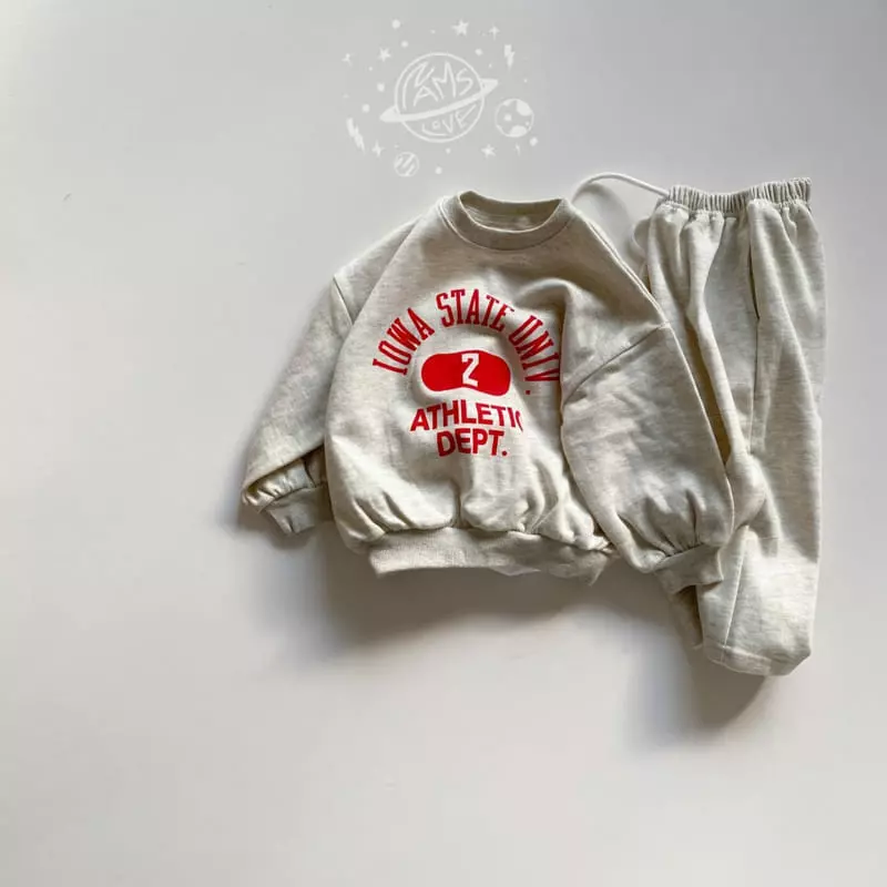 Nams - Korean Children Fashion - #designkidswear - IowaTop Bottom Set - 3