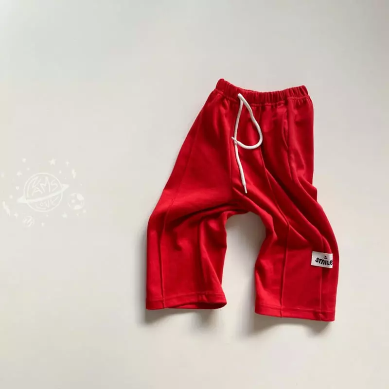 Nams - Korean Children Fashion - #discoveringself - Smile Wide Pants - 6