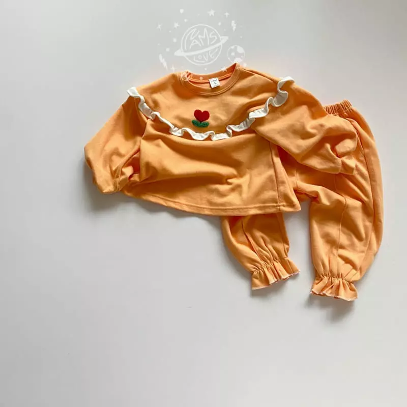 Nams - Korean Children Fashion - #discoveringself - Tulip Top Bottom Set - 5
