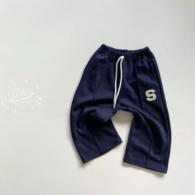 Nams - Korean Children Fashion - #fashionkids - S Embrodiery Pants - 8