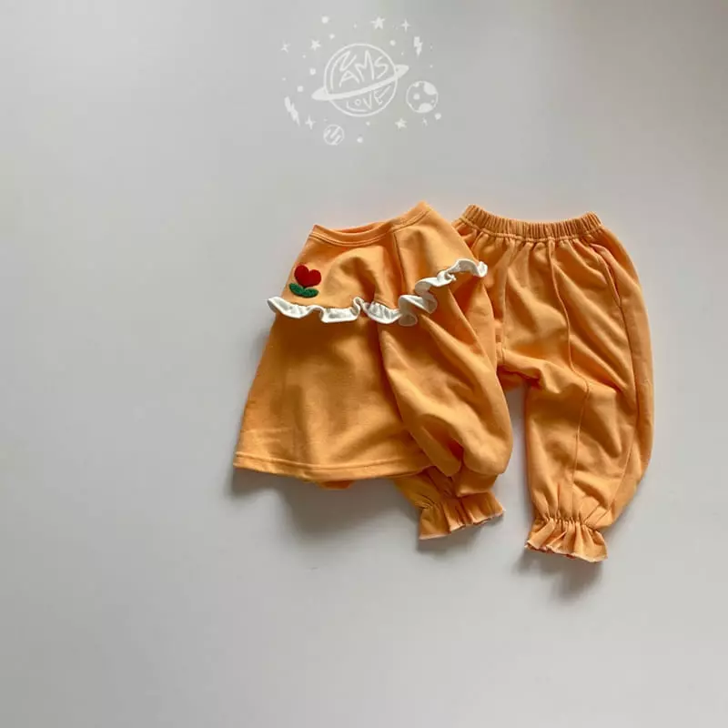 Nams - Korean Children Fashion - #fashionkids - Tulip Top Bottom Set - 6
