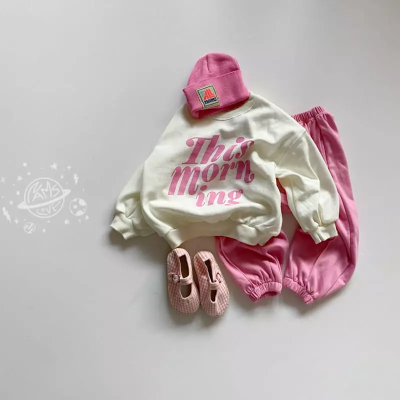 Nams - Korean Children Fashion - #discoveringself - This Morning Top Bottom Set - 4