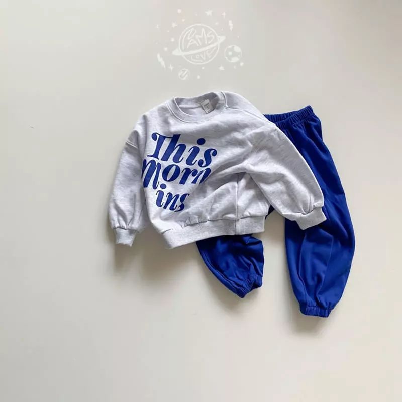 Nams - Korean Children Fashion - #kidsshorts - This Morning Top Bottom Set - 5