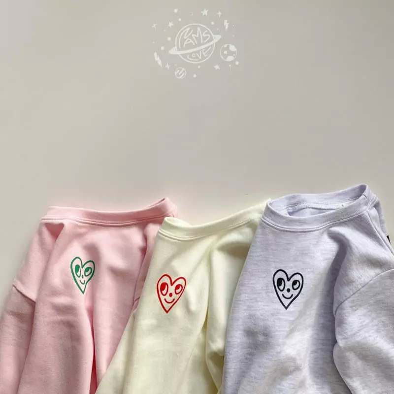 Nams - Korean Children Fashion - #kidsstore - Heart Bye Box Tee - 2