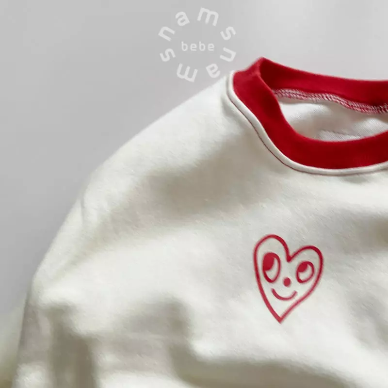 Nams - Korean Children Fashion - #magicofchildhood - Bebe Heart Bye Bodysuit - 2