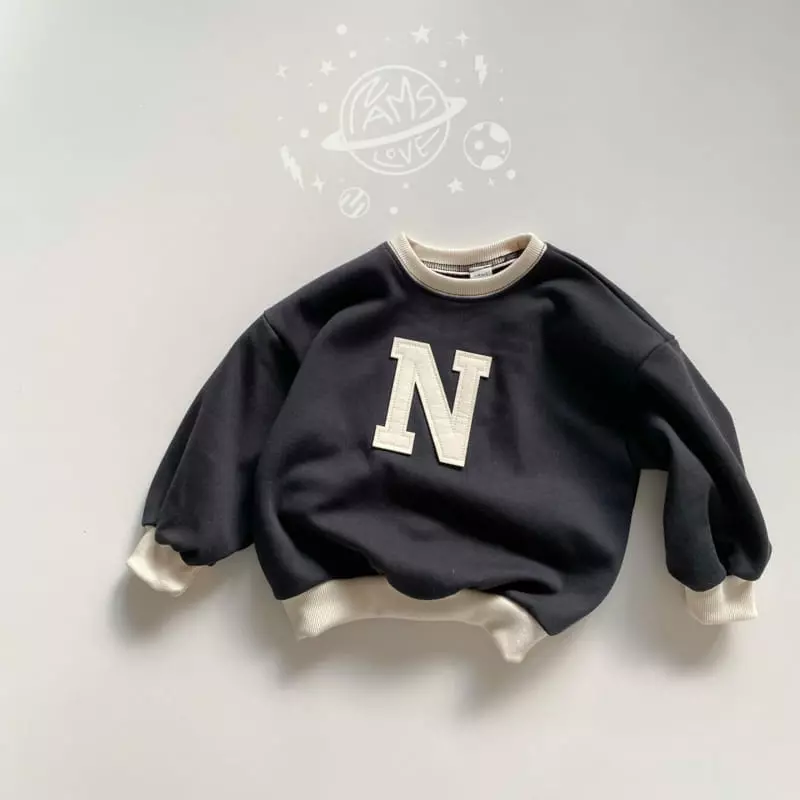 Nams - Korean Children Fashion - #magicofchildhood - N Embrodiery Top Bottom Set - 9