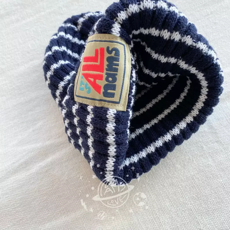 Nams - Korean Children Fashion - #minifashionista - Stripes Beanie - 5