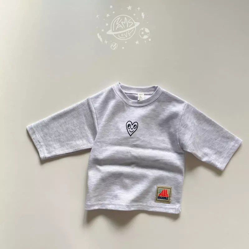 Nams - Korean Children Fashion - #minifashionista - Heart Bye Box Tee - 7