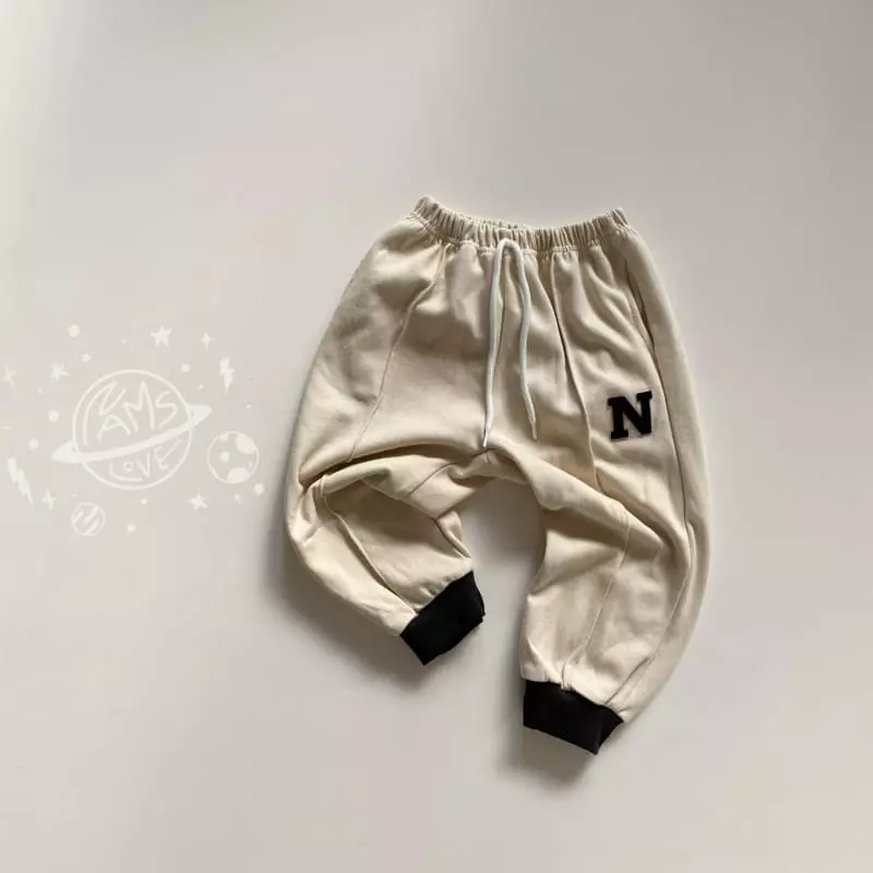 Nams - Korean Children Fashion - #prettylittlegirls - N Embrodiery Top Bottom Set - 11