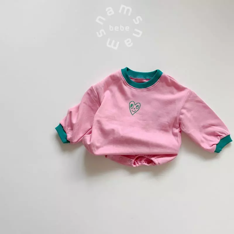 Nams - Korean Children Fashion - #stylishchildhood - Bebe Heart Bye Bodysuit - 7