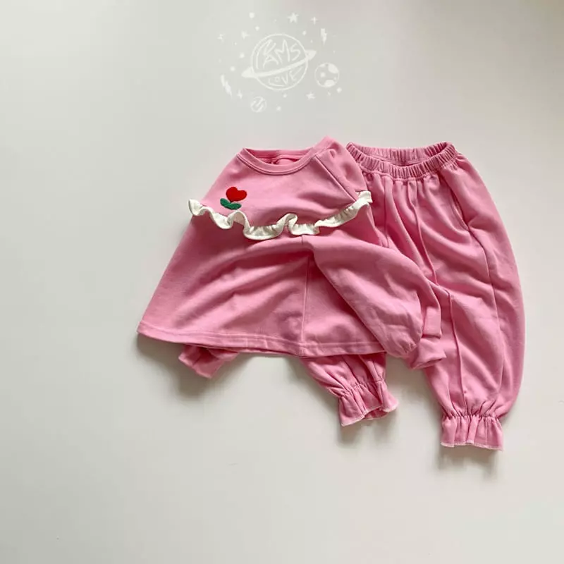 Nams - Korean Children Fashion - #stylishchildhood - Tulip Top Bottom Set