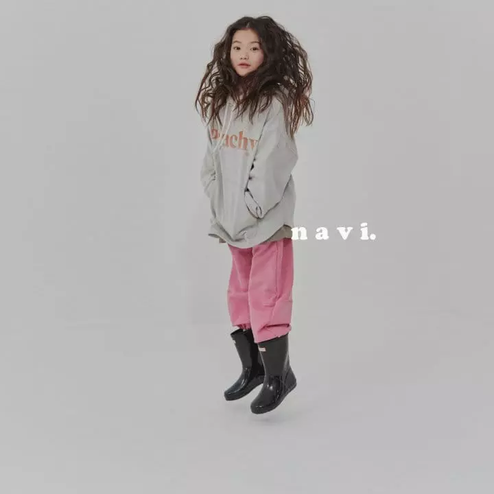 Navi - Korean Children Fashion - #designkidswear - Peach Hoody Tee - 9